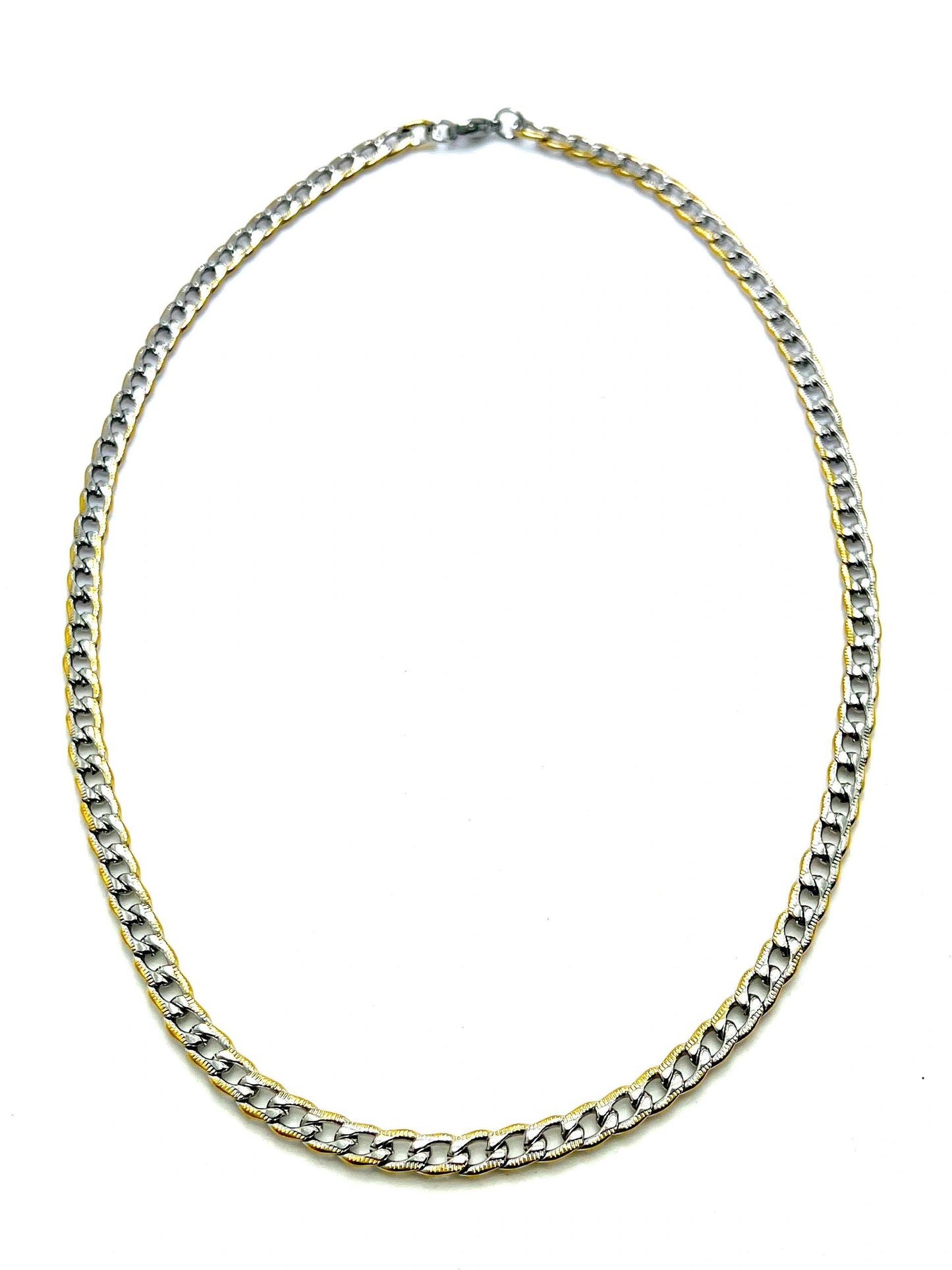 Two-Tone Stainless Steel Necklace