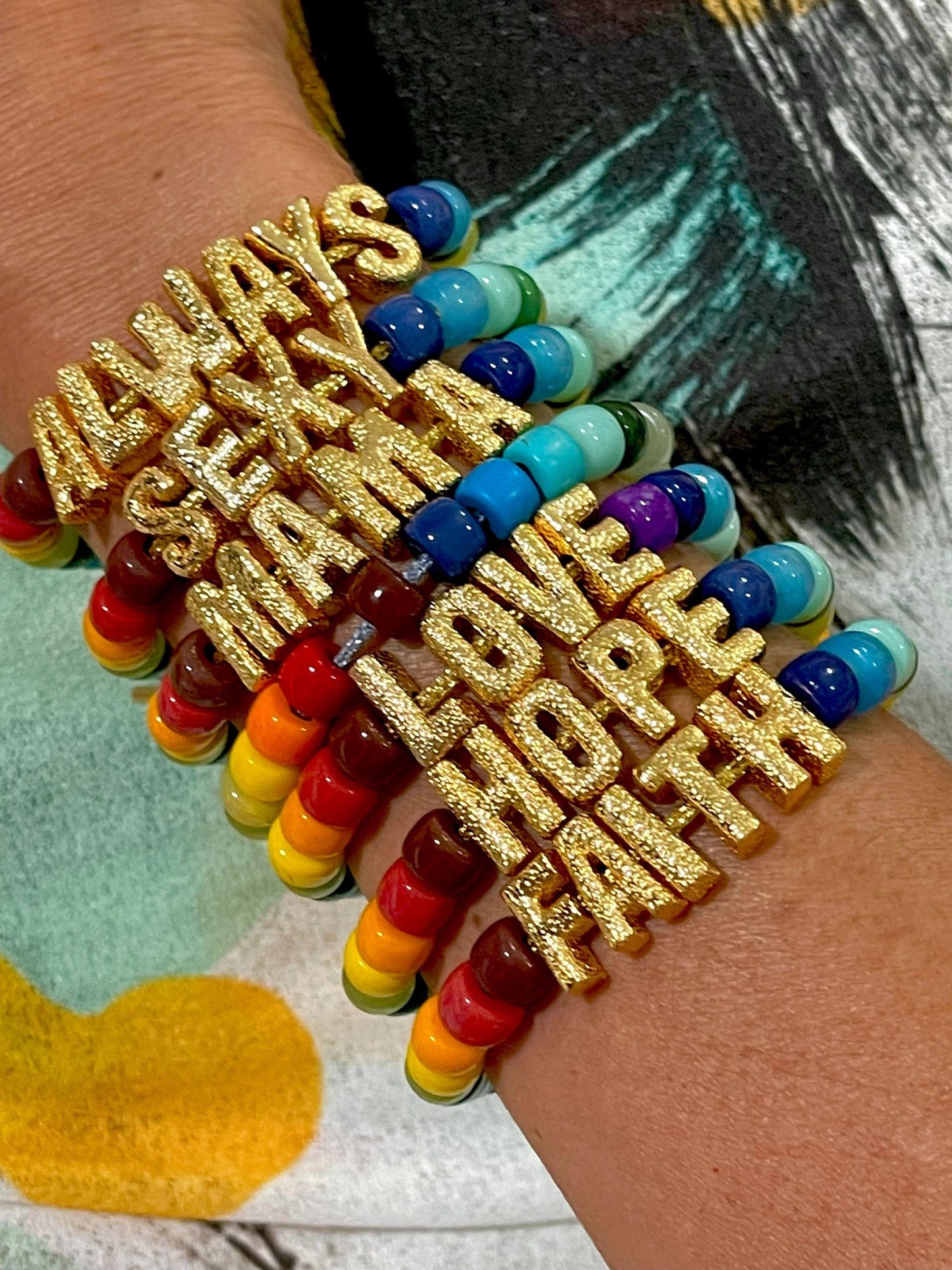 Colorful Crystal Beads Trends Bracelet
