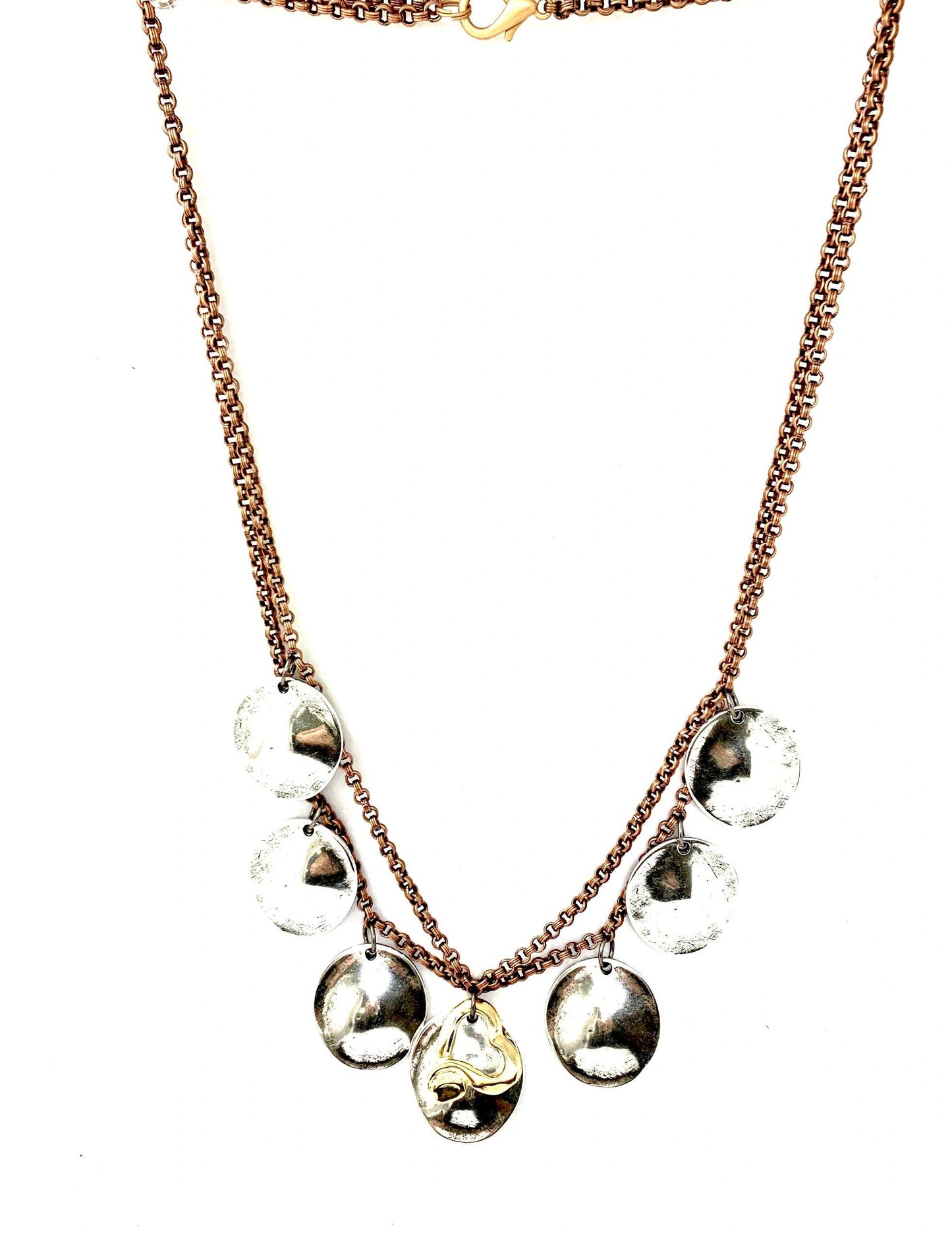 Medals Double Necklace