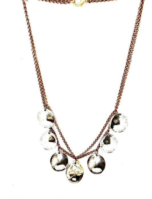 Medals Double Necklace