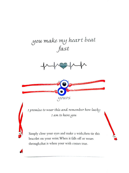 Red String Protection Bracelet Set