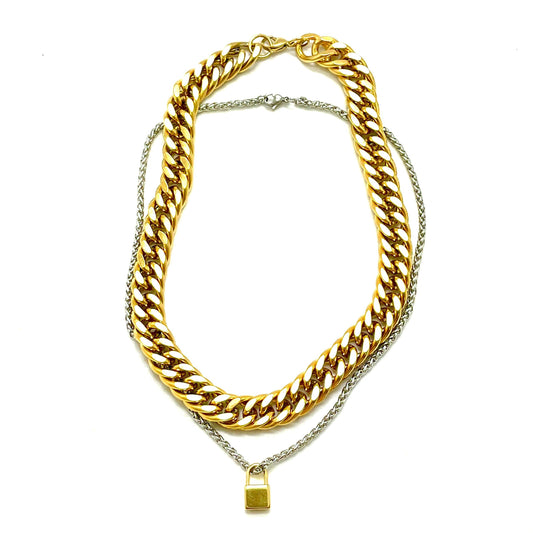 Golden Statement Padlock Mixed Set