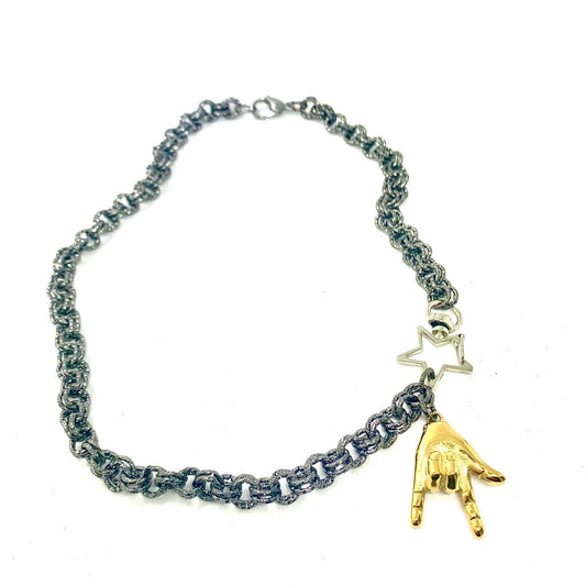 Love Star - Hand Gesture Necklace