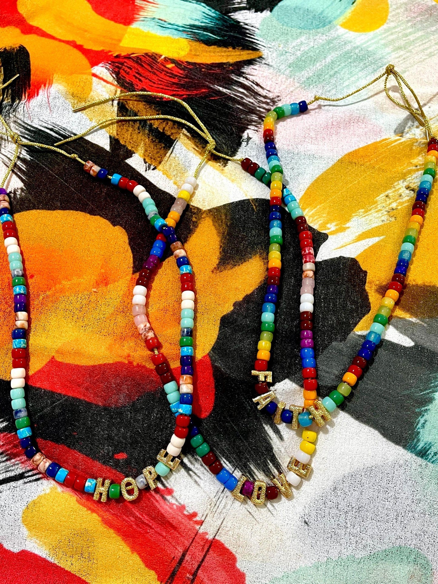 Colorful Crystal Beads Trends Necklace