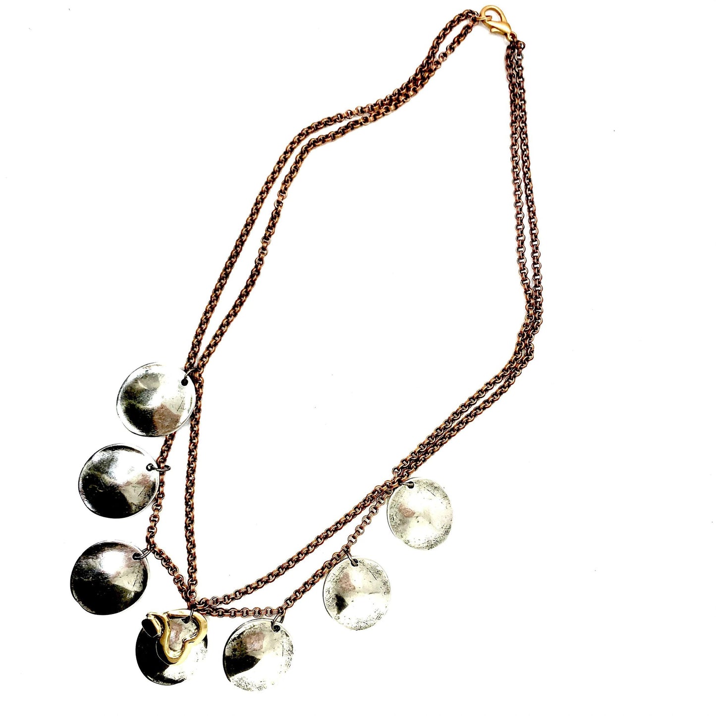 Medals Double Necklace