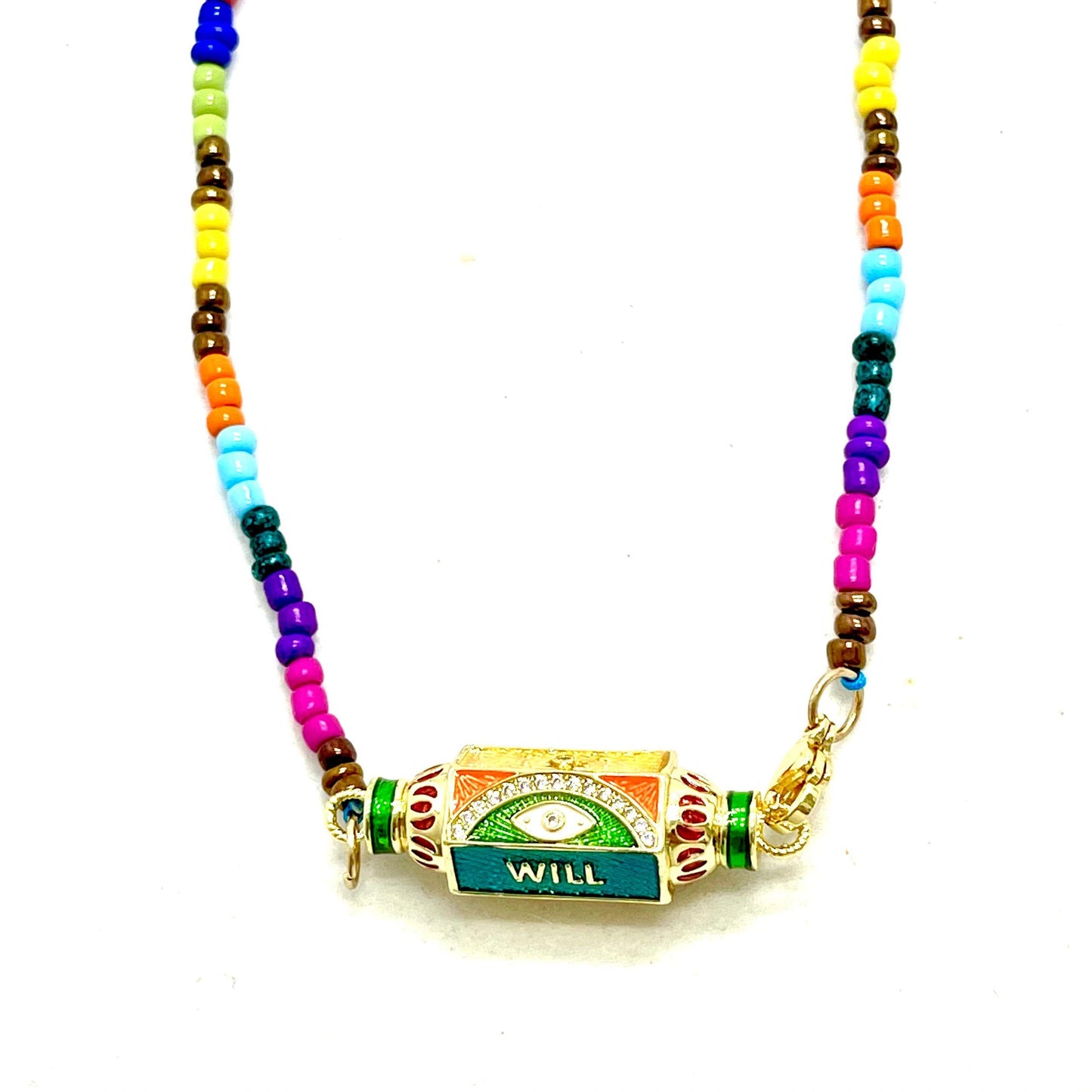 Invocate Will Power Box Colorful Necklace