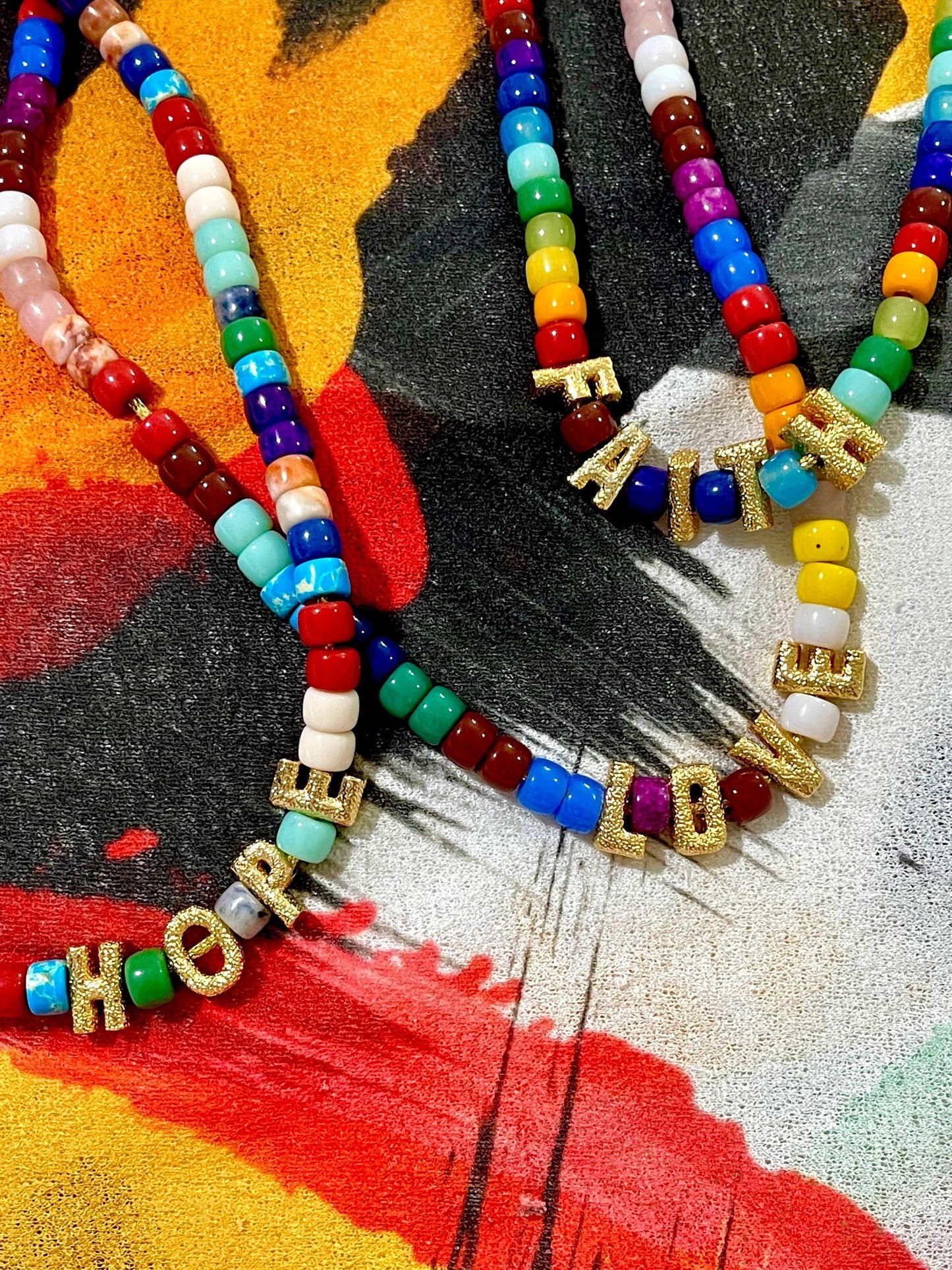 Colorful Crystal Beads Trends Necklace