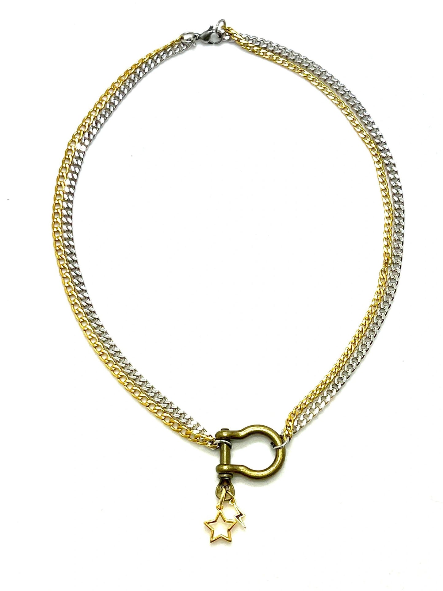 Life Anchor Double Necklace