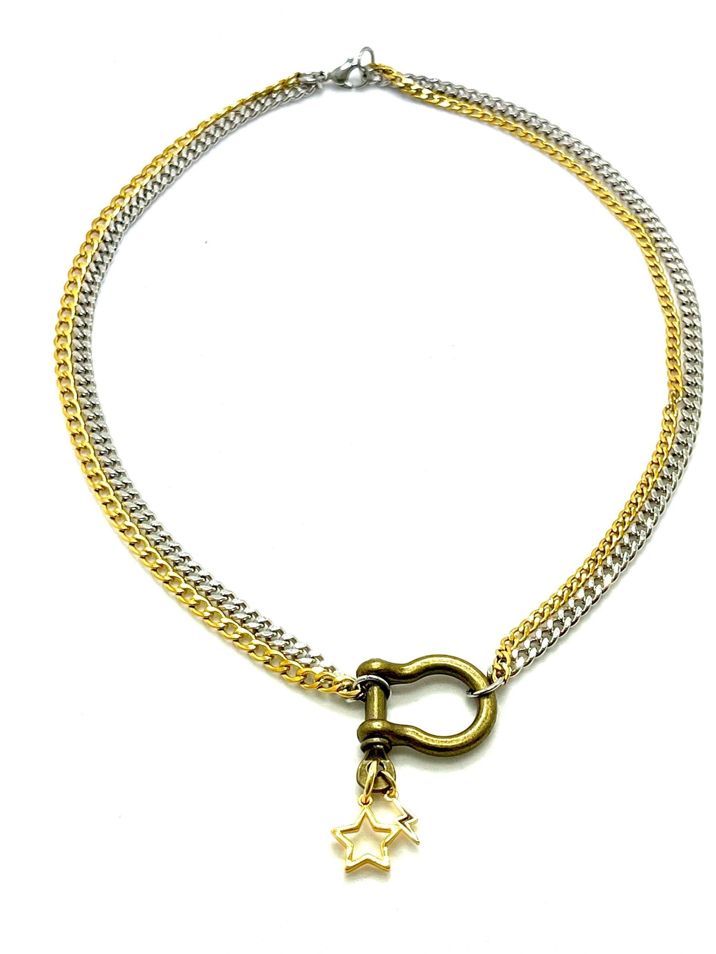 Life Anchor Double Necklace