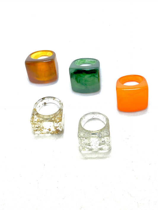 Cube Acrylic Rings