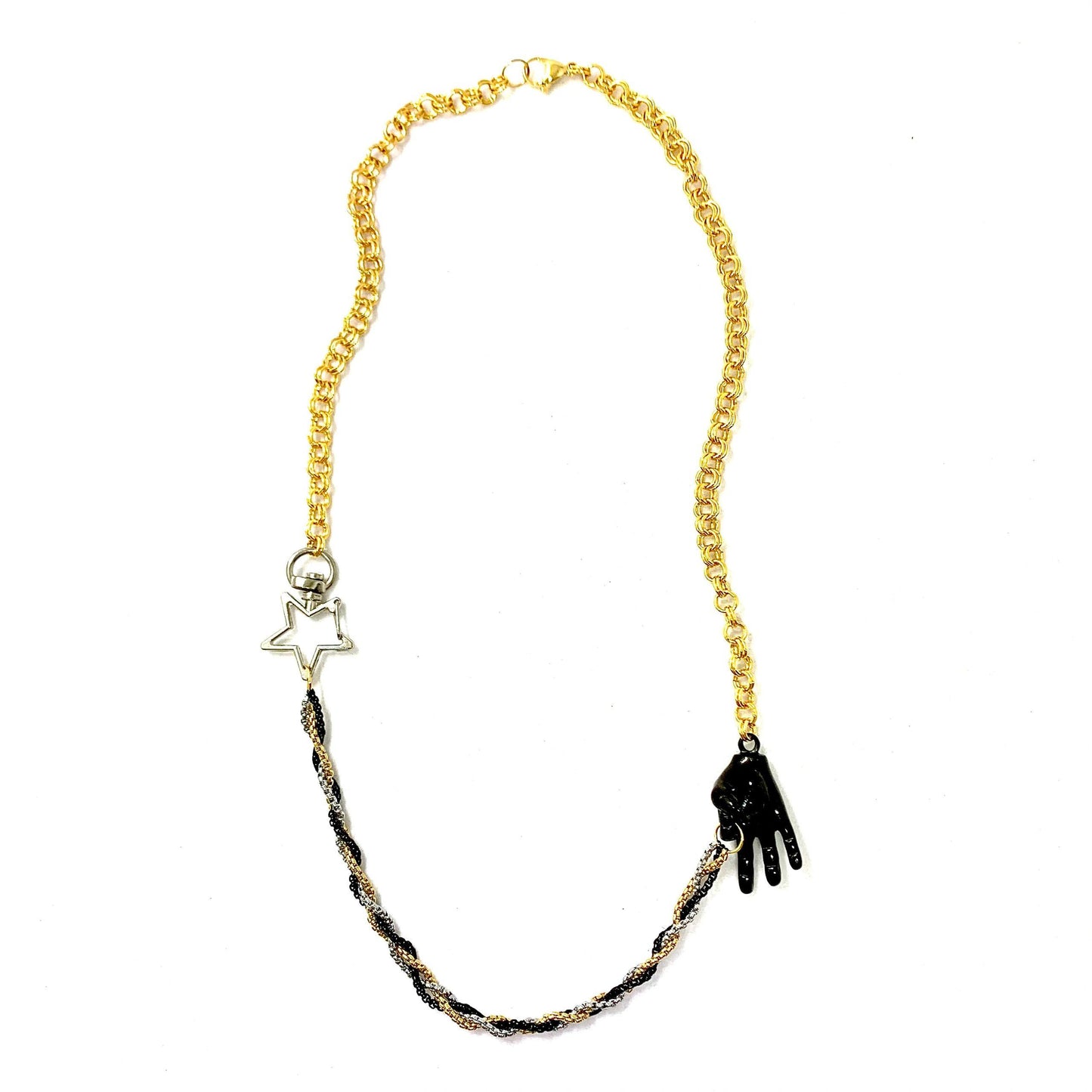 OK, All Good - Mixed Braided Necklace