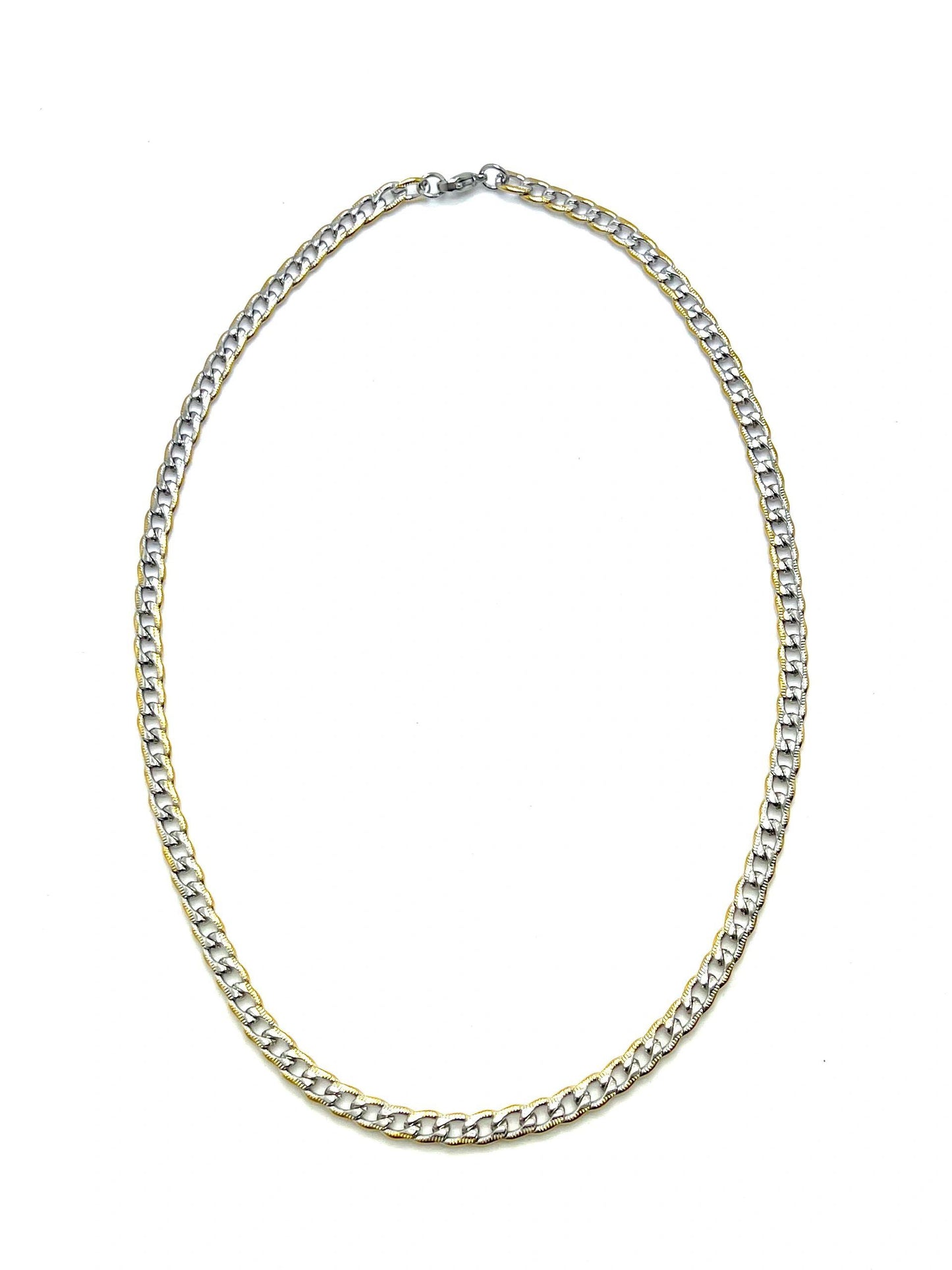Two-Tone Stainless Steel Necklace