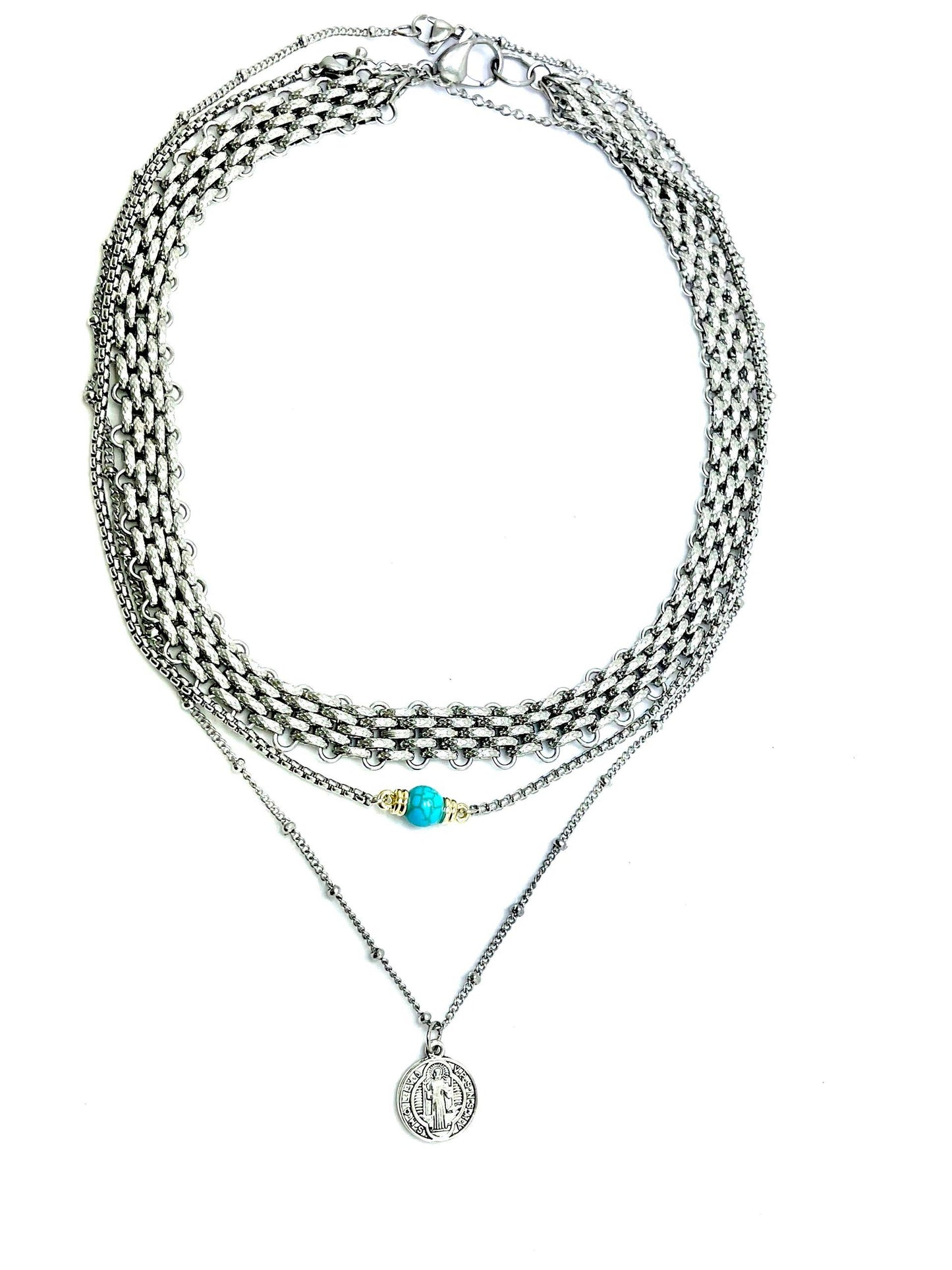 Simple Elegance Protection Necklace Set