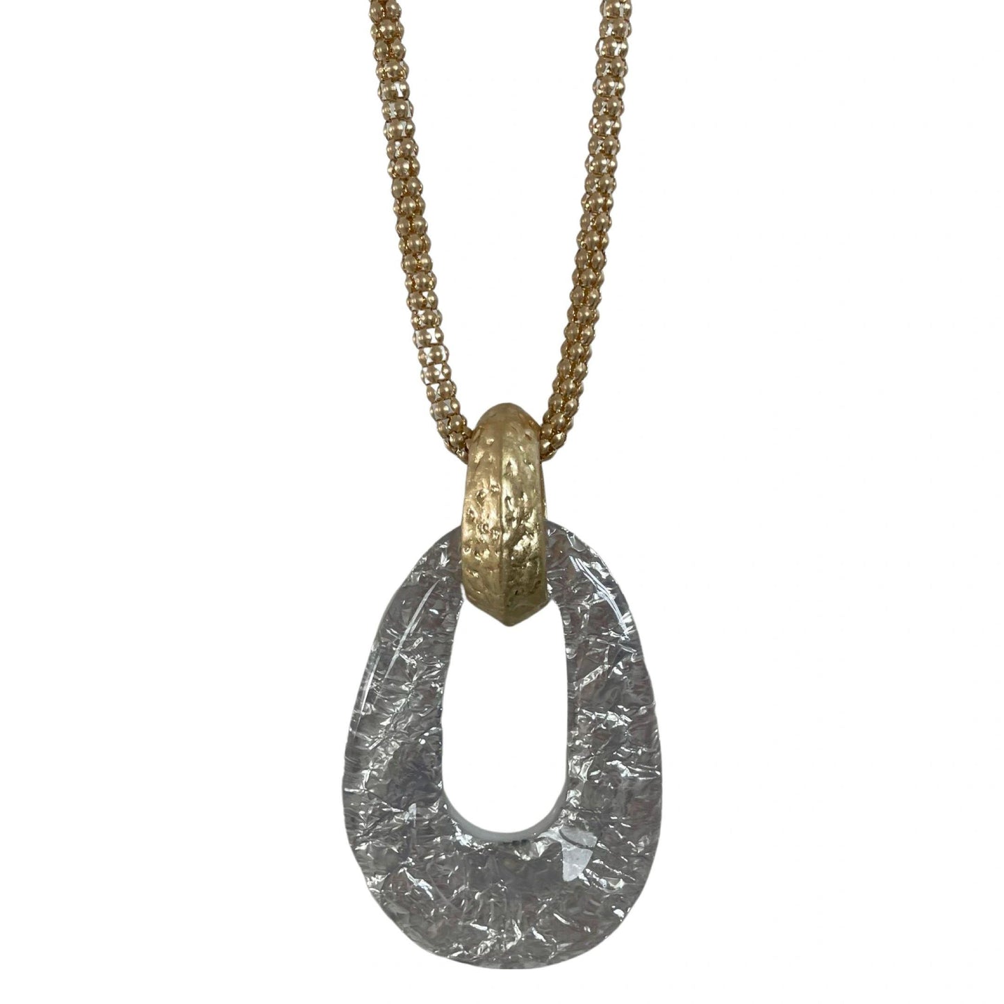 Mixed Metals Long Necklace