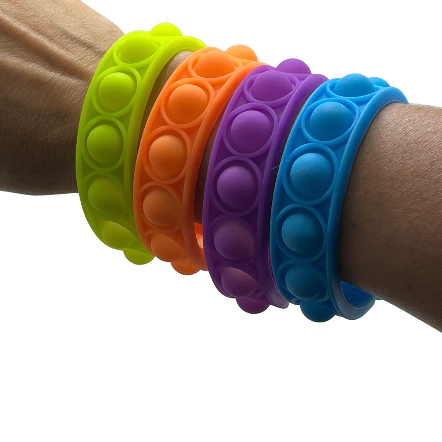 Neon Rubber Bracelets - Anklets