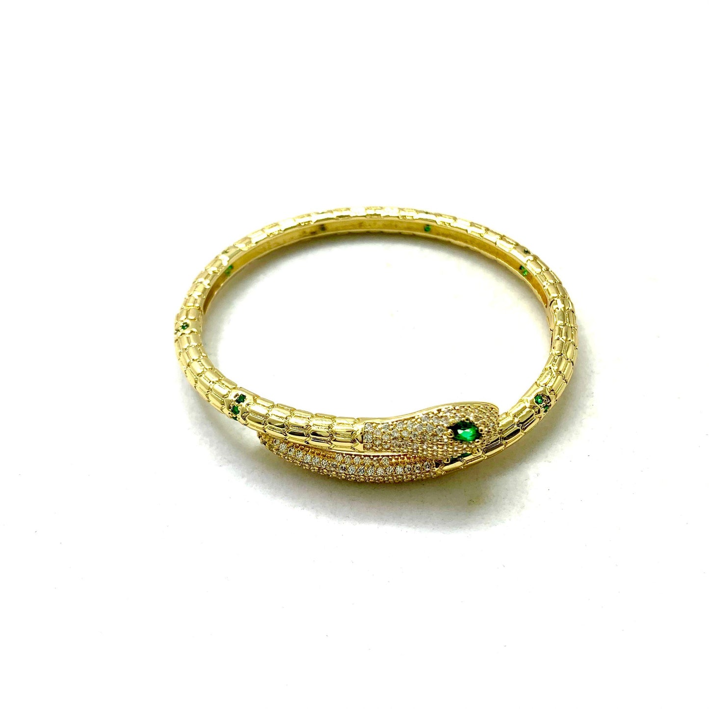 Green Eye Snake Bracelet
