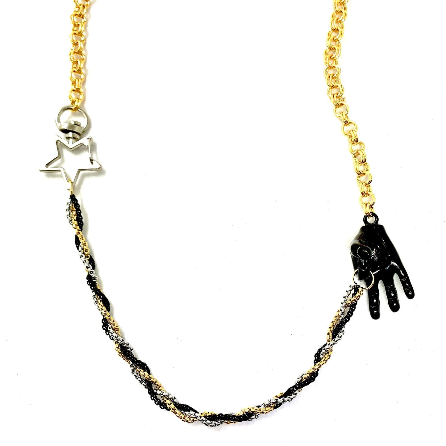 OK, All Good - Mixed Braided Necklace