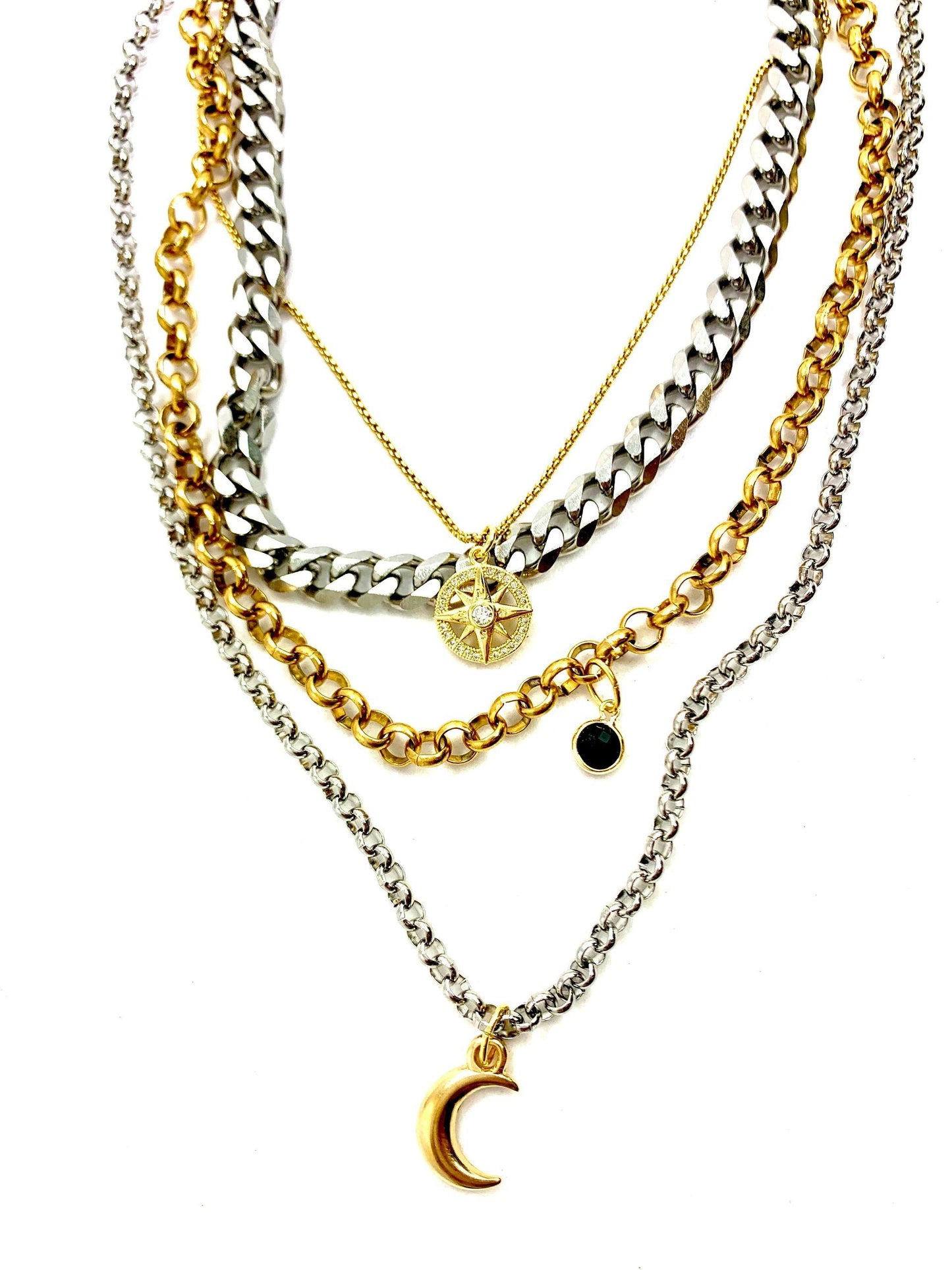 Follow Your Course Necklace Set