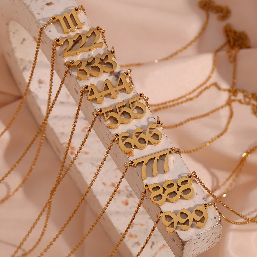 Angel Numbers Necklace