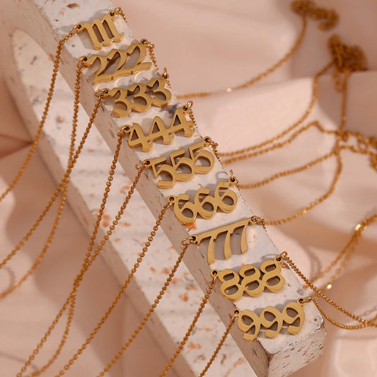 Angel Numbers Necklace