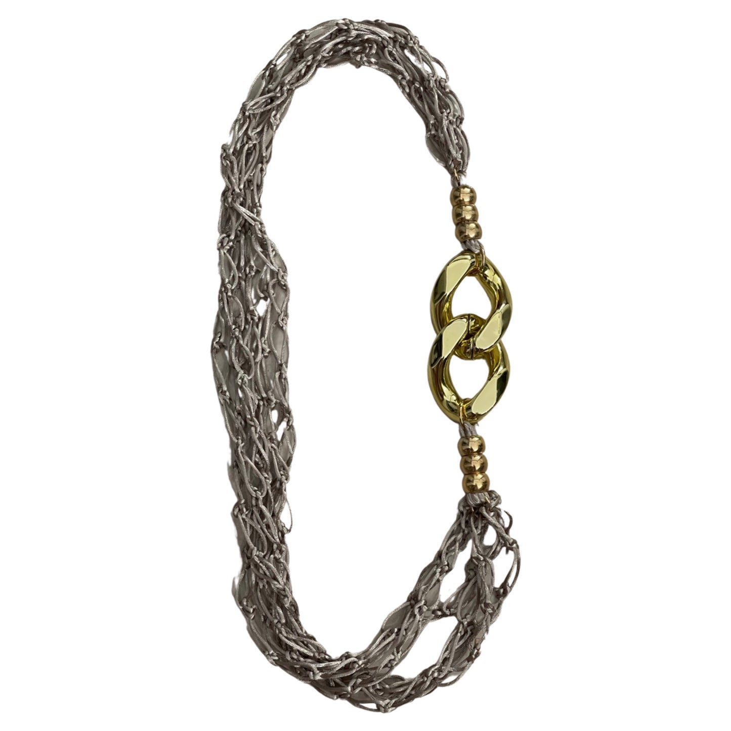 Bold Regina Net Necklace