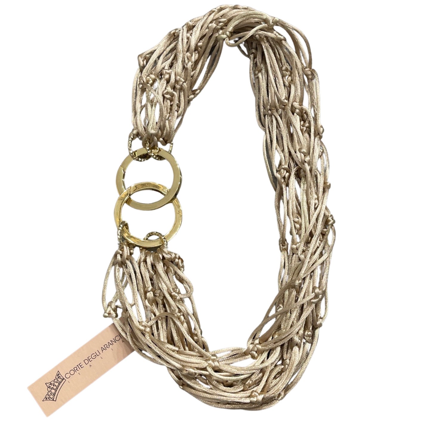 Bold Regina Net Necklace