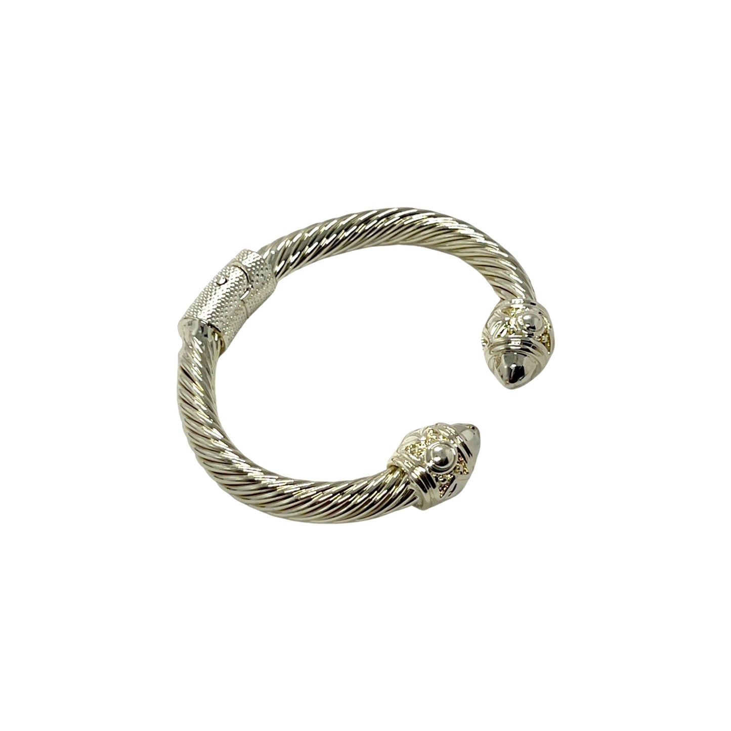 Bold Classic Pointy Cable Bracelet