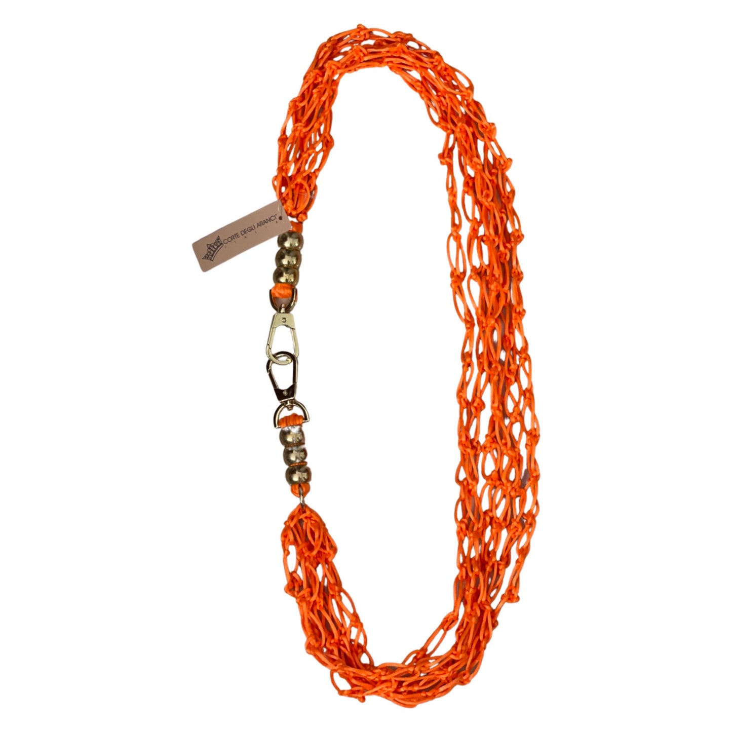 Bold Regina Net Necklace