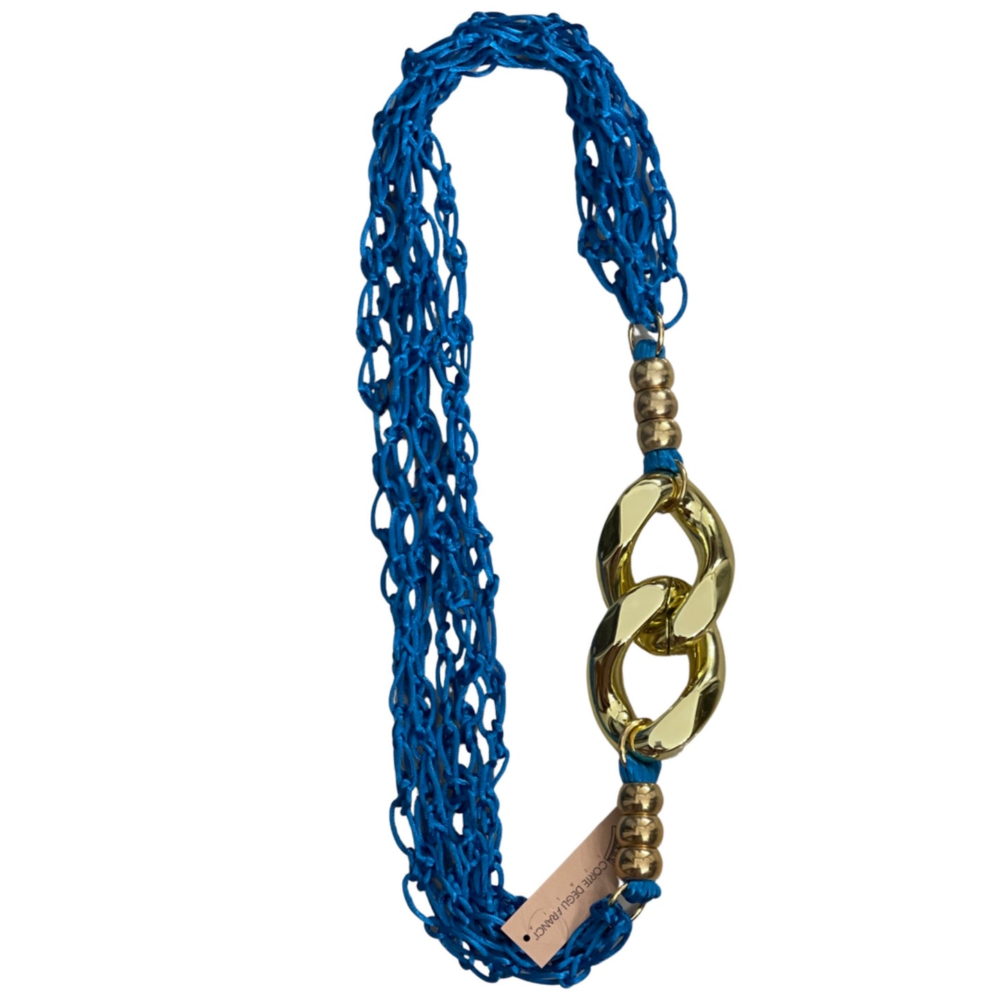 Bold Regina Net Necklace