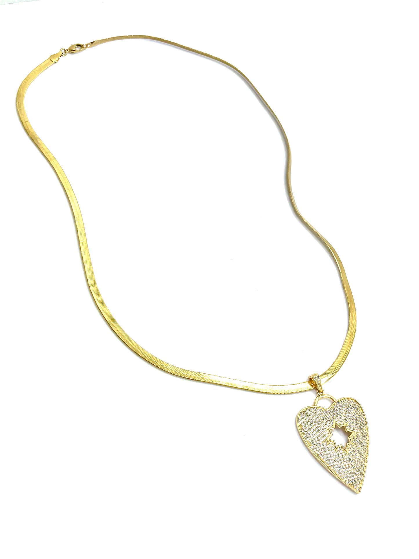 Starred Heart Necklace