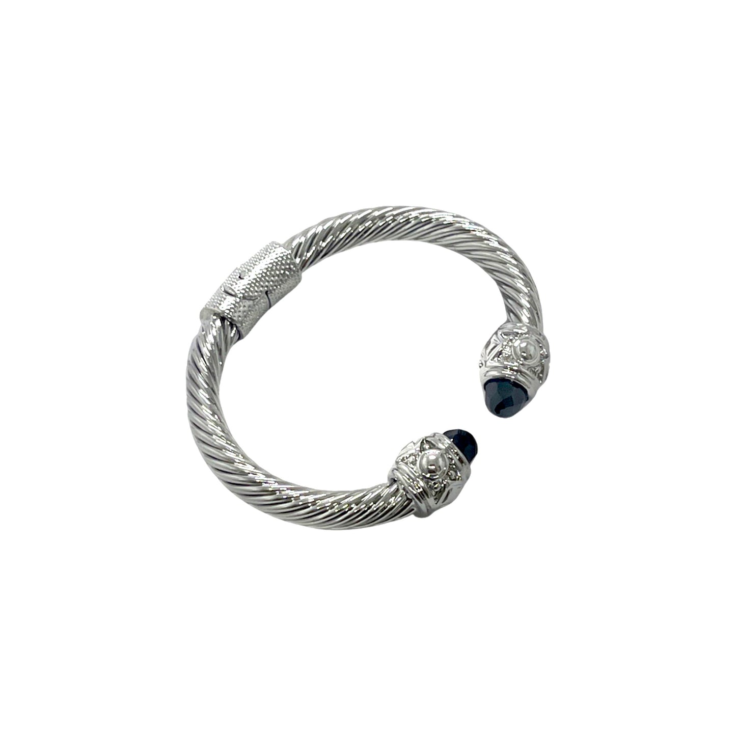 Bold Classic Silver Cable Bracelet