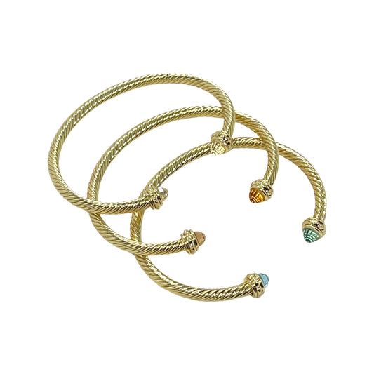 Golden Classic Cable Bracelet