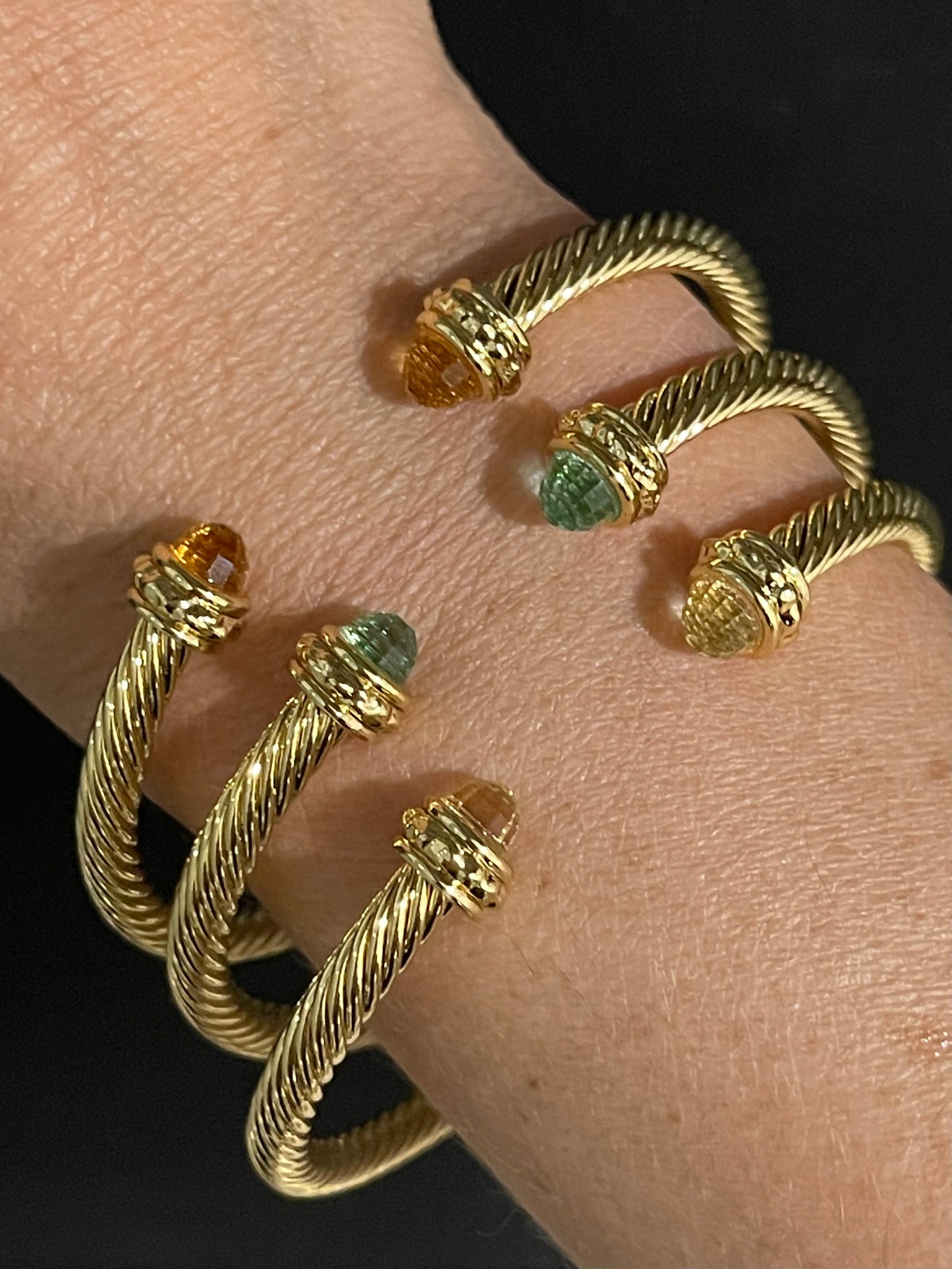 Golden Classic Cable Bracelet