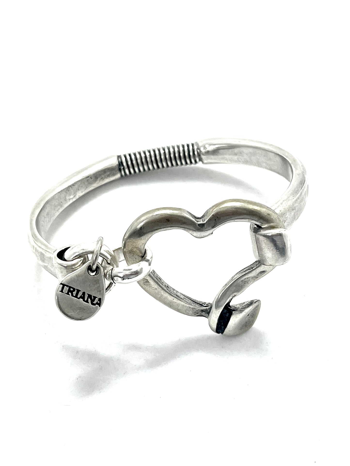 Triana Heart Bangle Bracelet