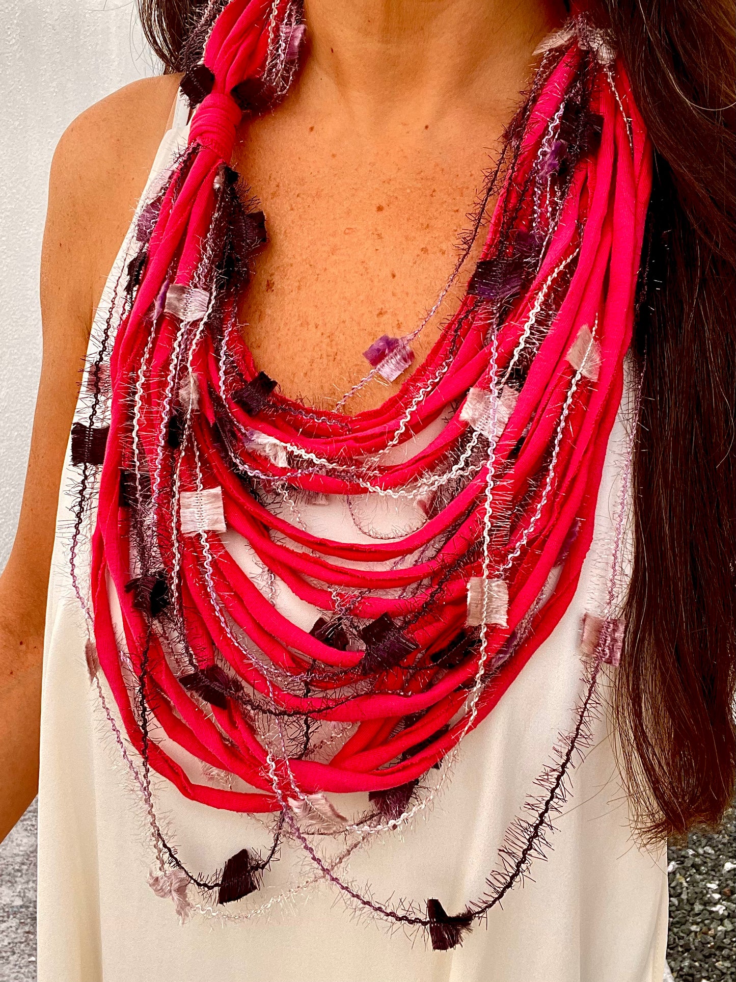 Colorful Elegance Multilayered Necklace