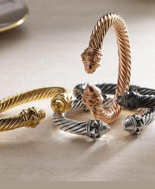 Bold Classic Pointy Cable Bracelet