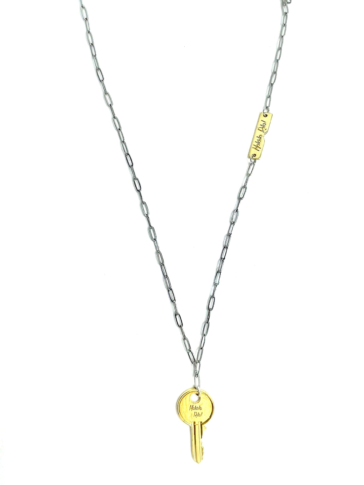 Maldita Rita Key Link Necklace