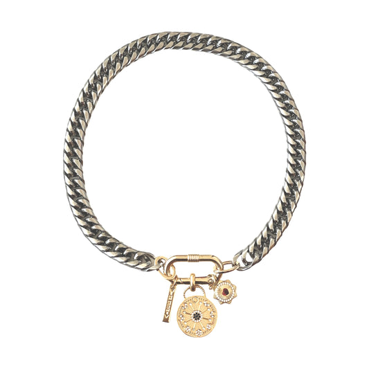 Statement Steel Believe Necklace