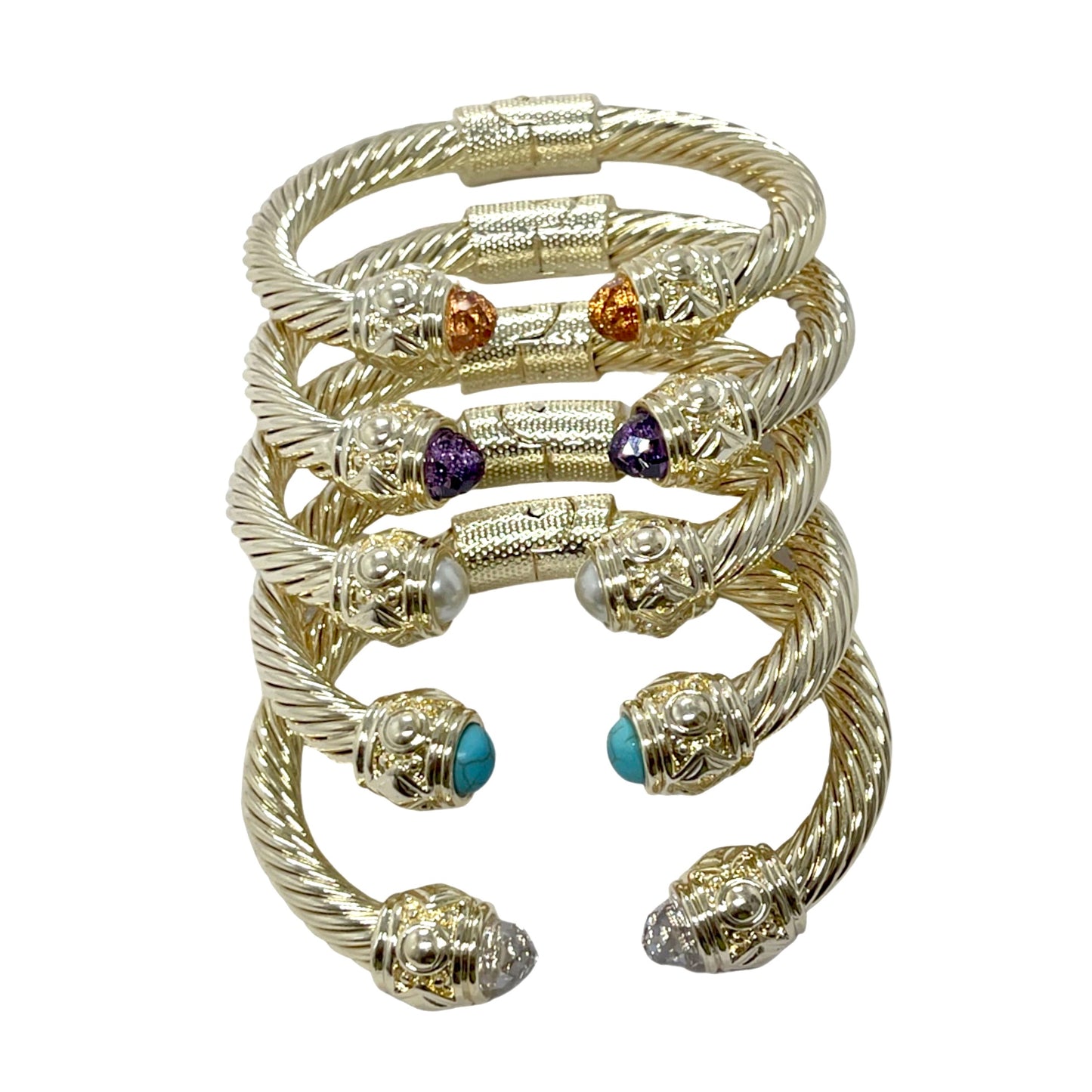 Bold Classic Gold Cable Bracelet