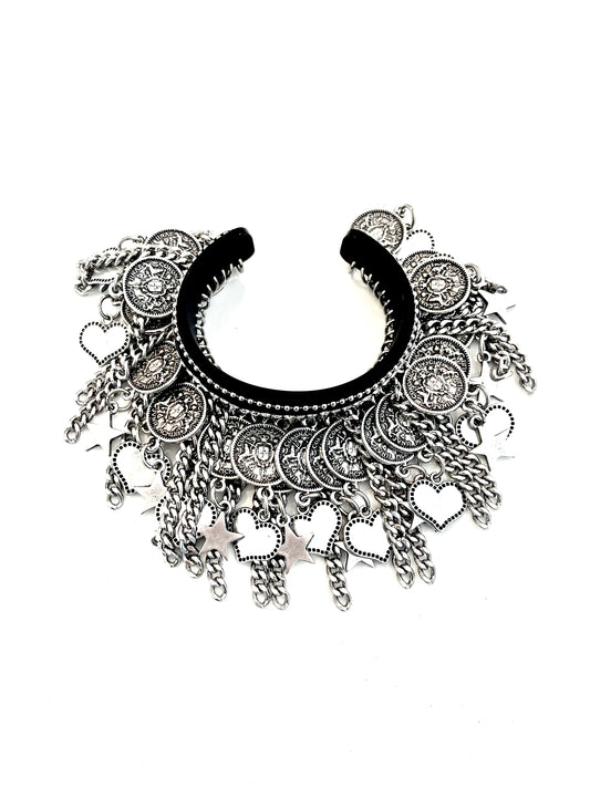 BE Aluminum Acrylic Charm Bracelet