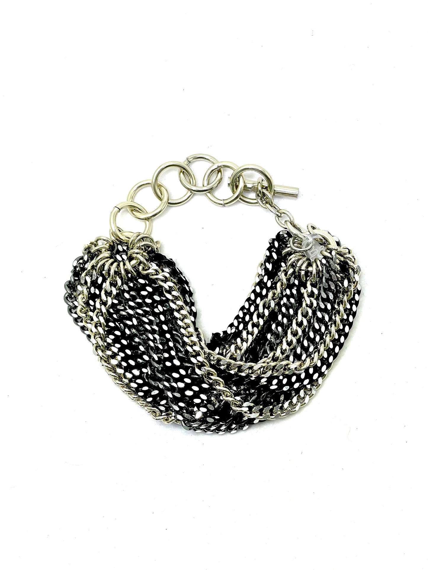 BE Aluminum Multi-Chain Bracelet