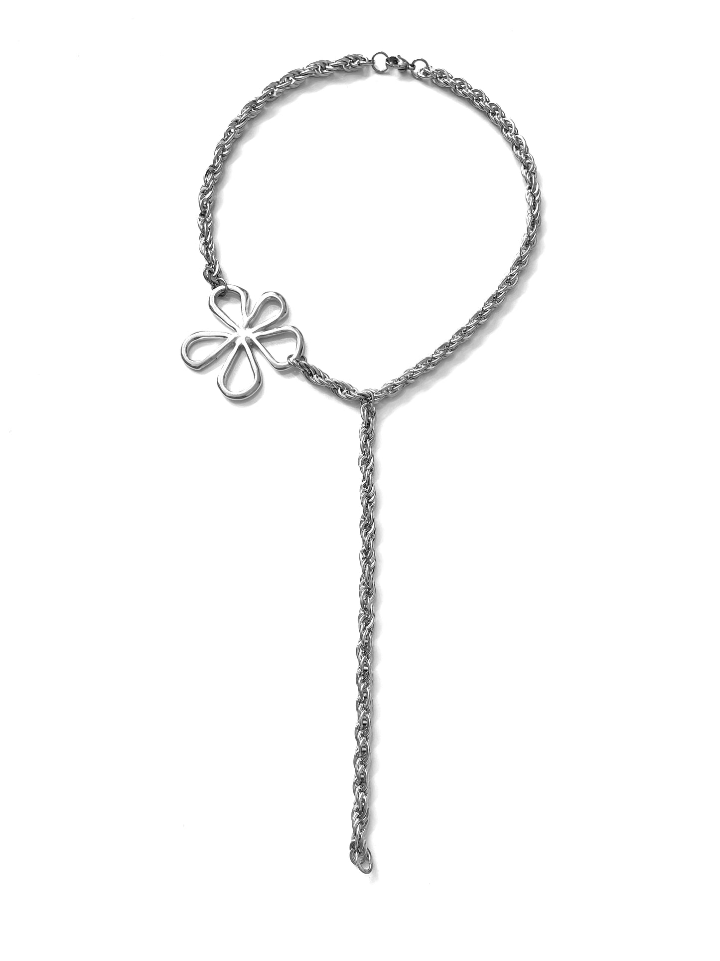 Bloom in Silver Necklaces