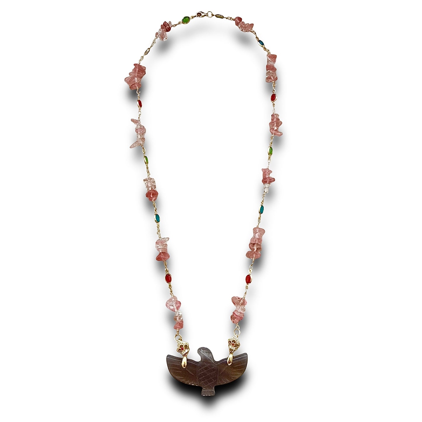 Power and Strength Necklace - Natural Stone
