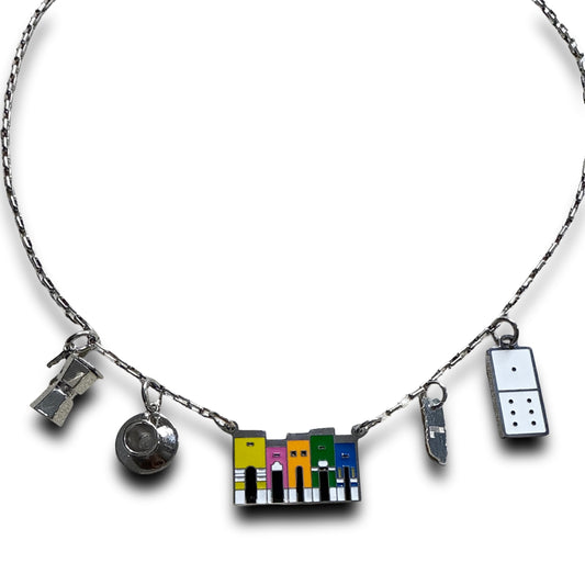 En Casita Necklace - Domino