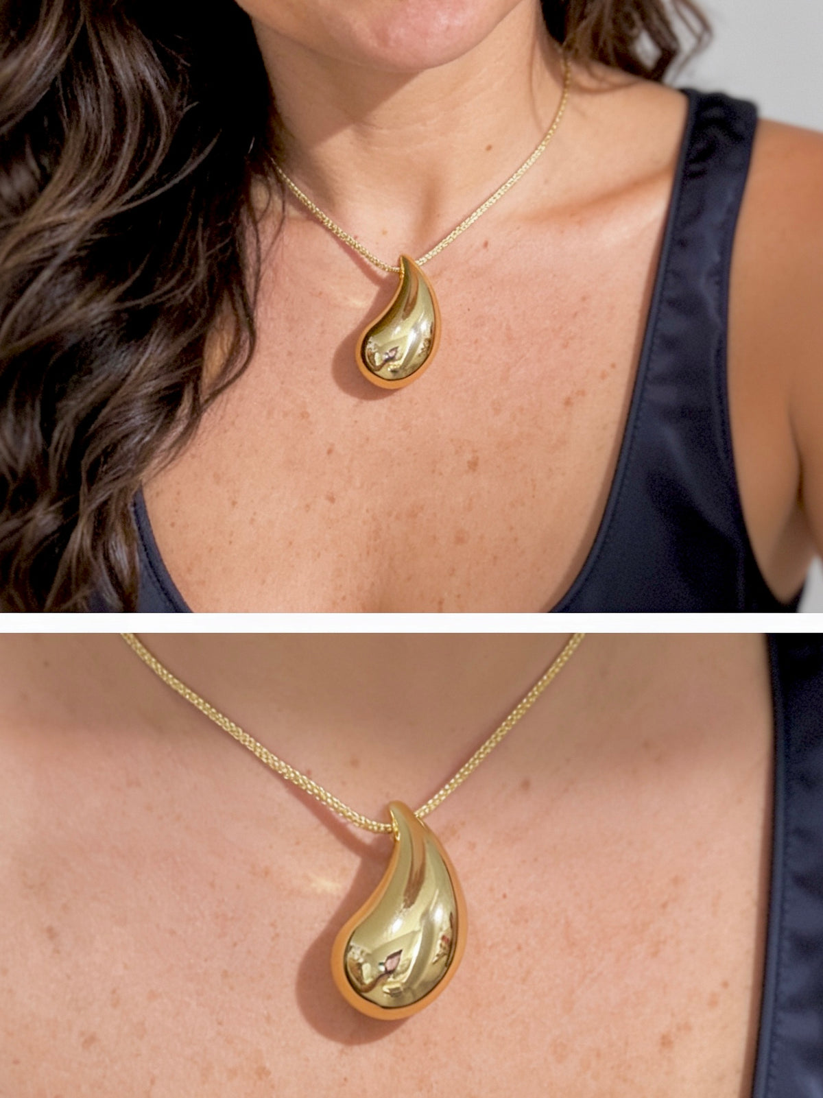 Bold Sun Drop Adjustable Necklace