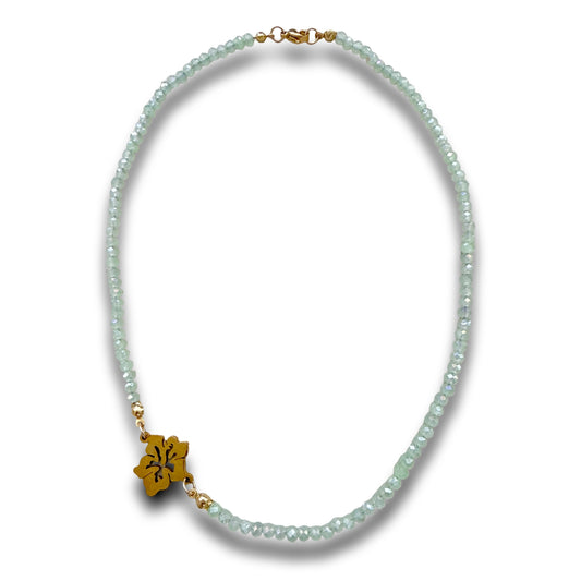 Tropical Beads Flower Necklace