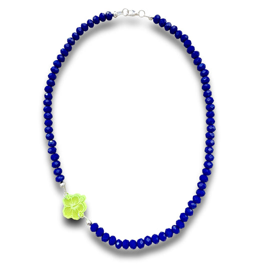 Tropical Beads Flower Necklace