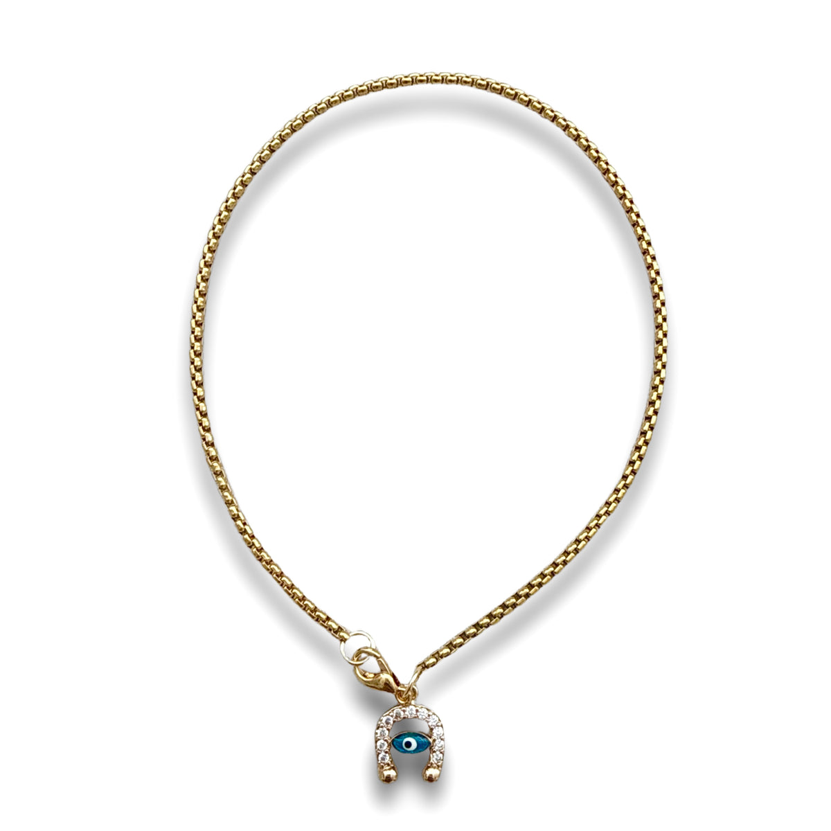 Steel Charm Anklets