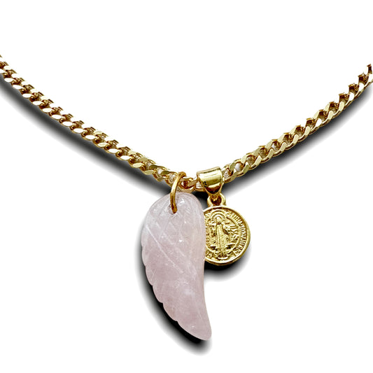 Angel Wing Blessing Necklace