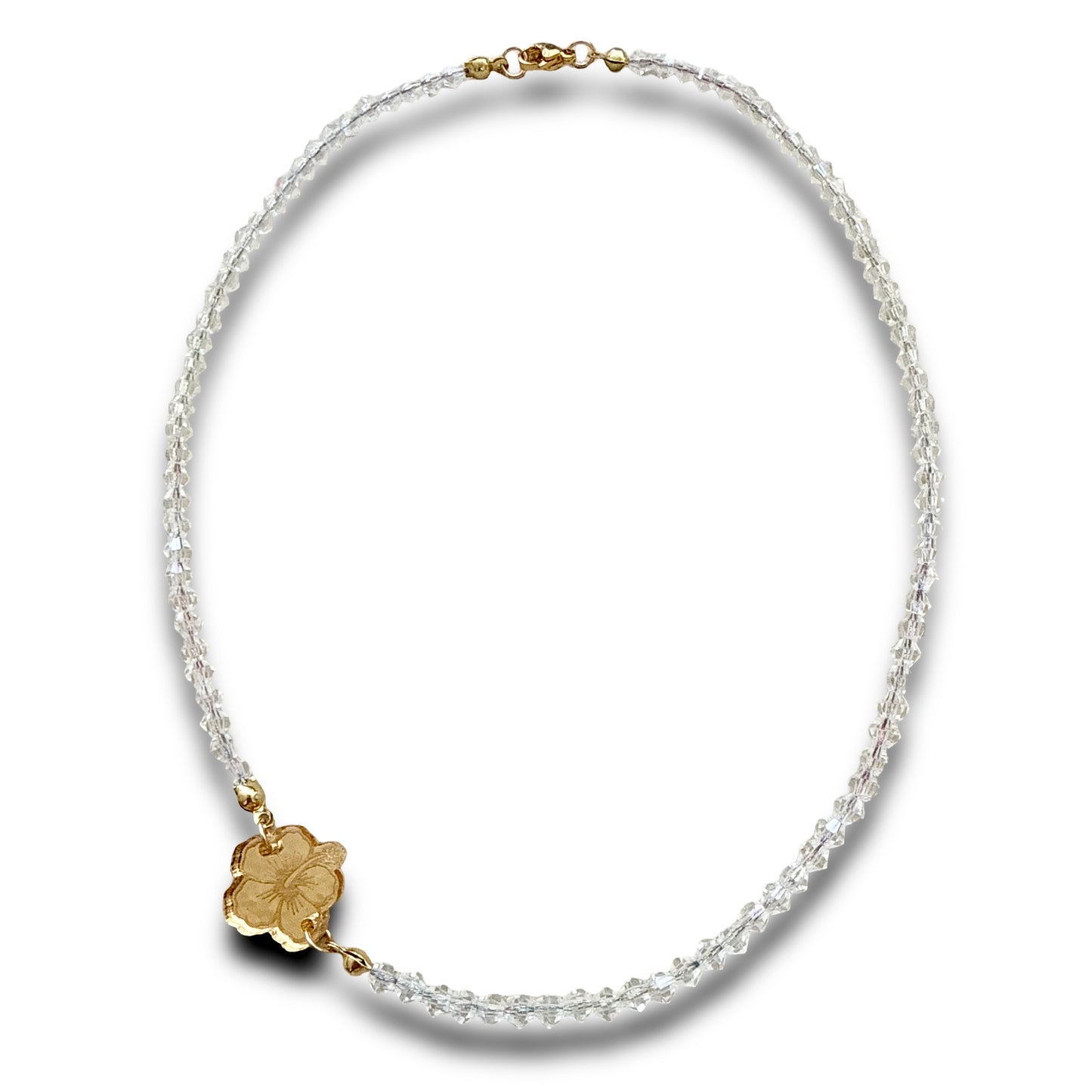 Tropical Beads Flower Necklace
